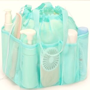 Dorm Room Aqua Mesh Shower Caddy Camping‎ Sports Travel Carry All